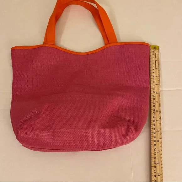 Lancôme Stylish Pink and Orange Tote Bag - Picture 2 of 8